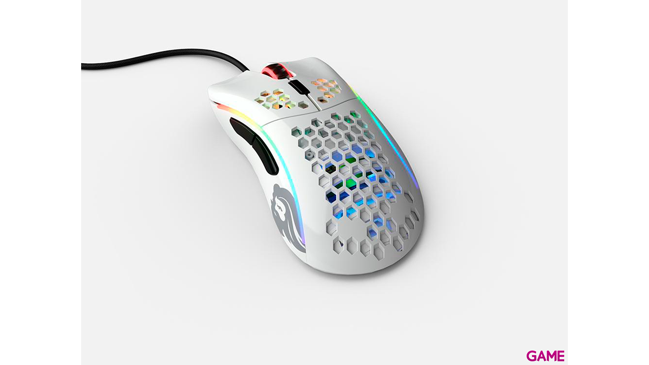 Glorious PC Gaming Race Model D- Brillo -  Blanco - Raton Gaming-1