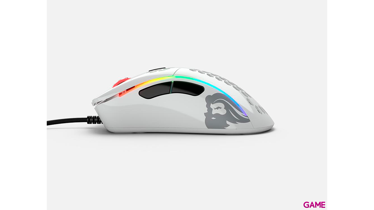 Glorious PC Gaming Race Model D- Brillo -  Blanco - Raton Gaming-3