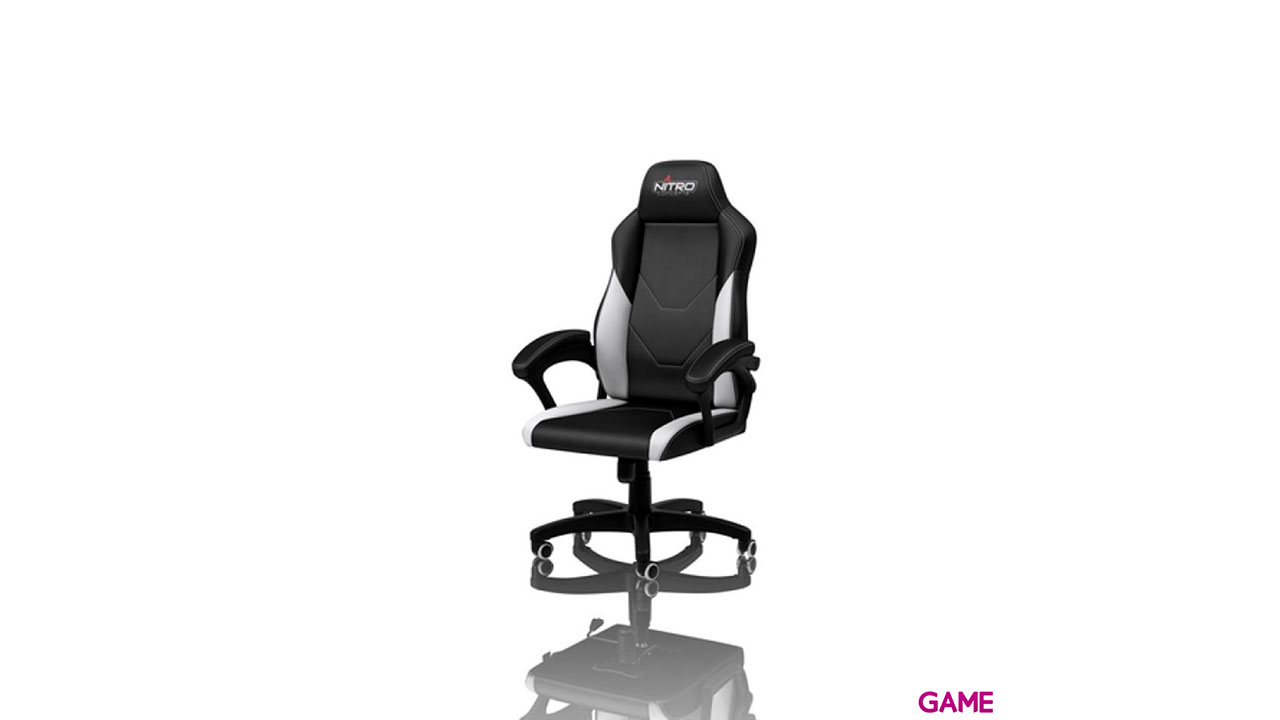 Nitro Concepts C100 Gaming Negro - Blanco - Silla Gaming-1