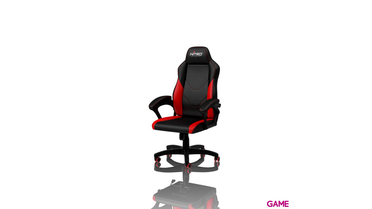 Nitro Concepts C100 Gaming Negro - Roja - Silla Gaming-1