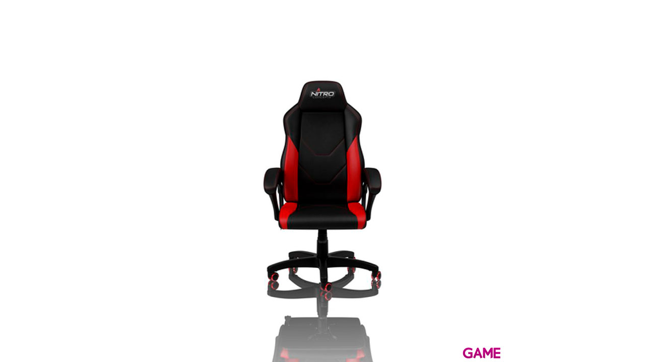 Nitro Concepts C100 Gaming Negro - Roja - Silla Gaming-6