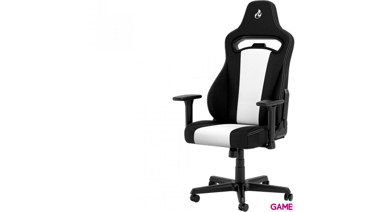Nitro Concepts E250 Gaming Negra - Blanca - Silla Gaming-1