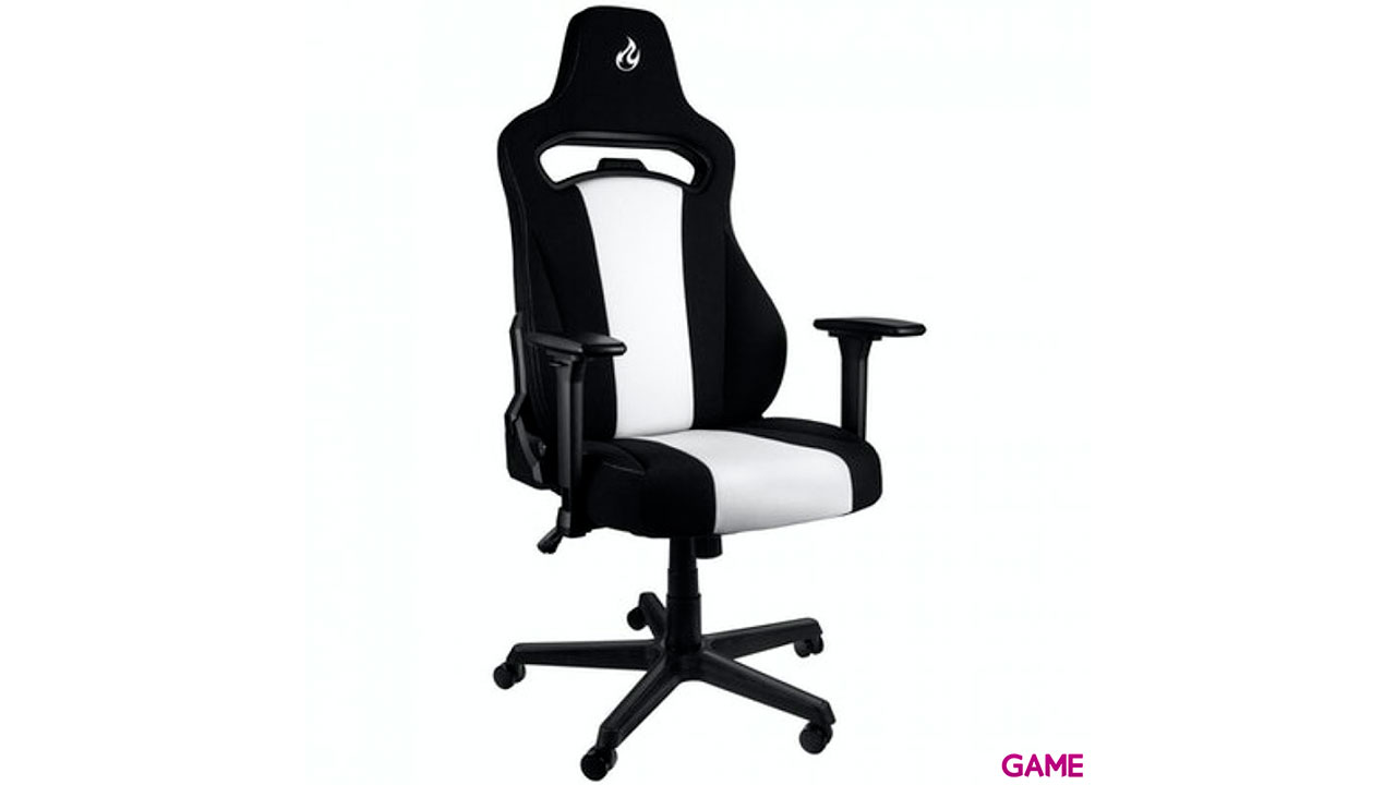 Nitro Concepts E250 Gaming Negra - Blanca - Silla Gaming-2