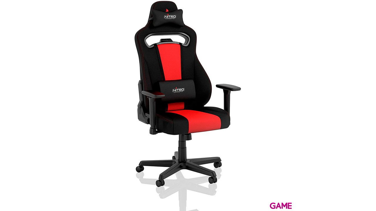 Nitro Concepts E250 Gaming Negra - Roja - Silla Gaming-0