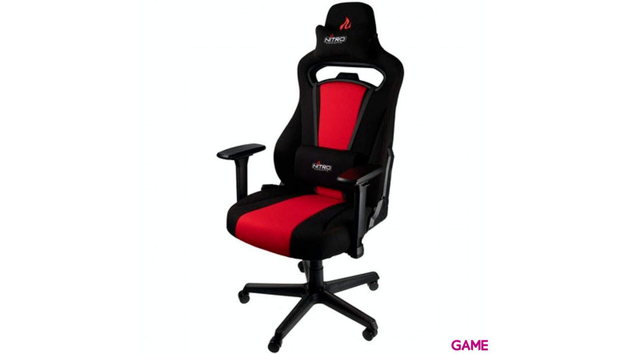 Nitro Concepts E250 Gaming Negra - Roja - Silla Gaming-3