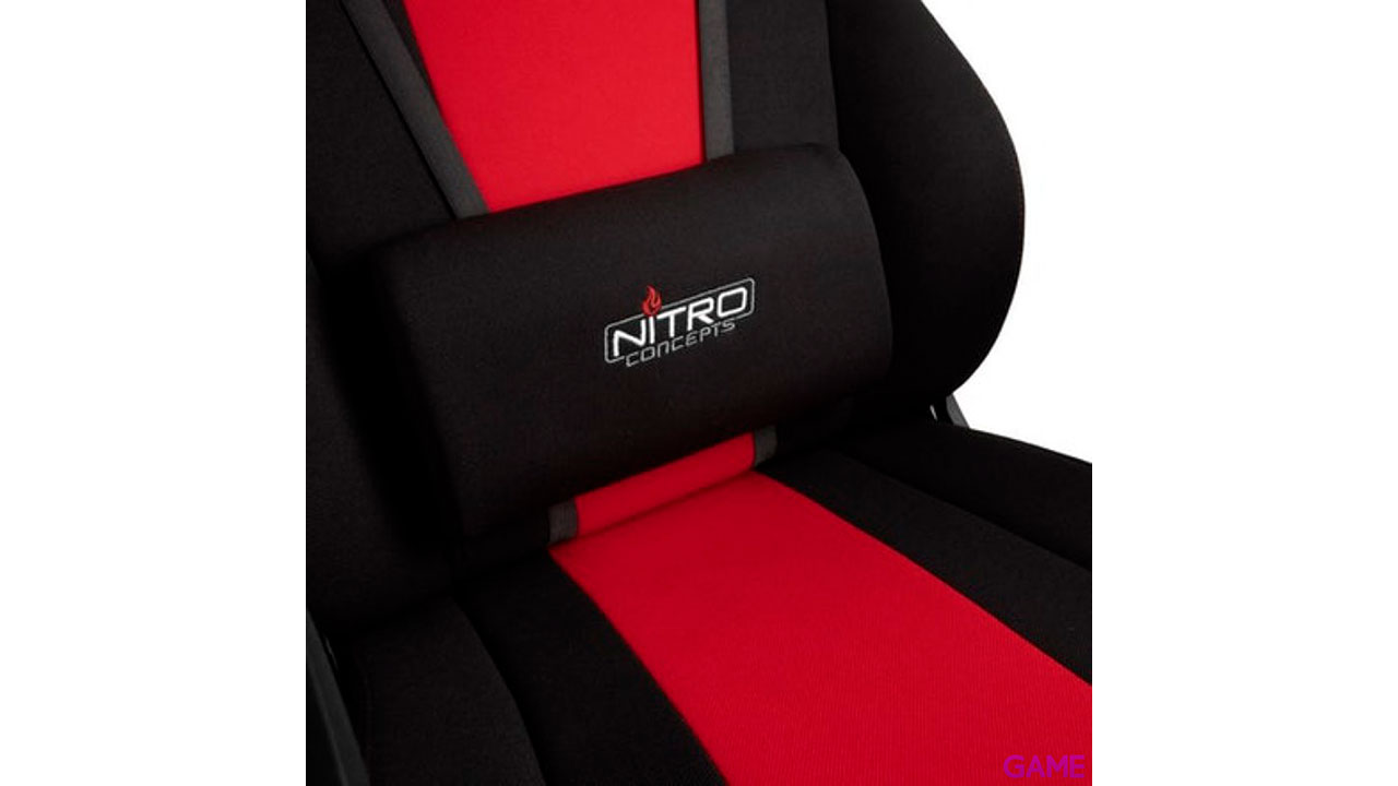 Nitro Concepts E250 Gaming Negra - Roja - Silla Gaming-8