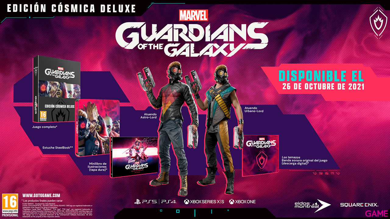 Marvel´s Guardians of the Galaxy Edición Cósmica Deluxe-0