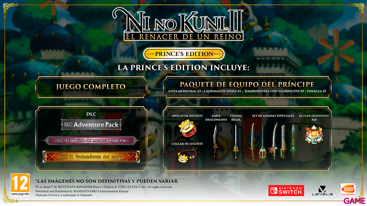 Ni no Kuni II: El renacer de un reino Prince’s Edition-0