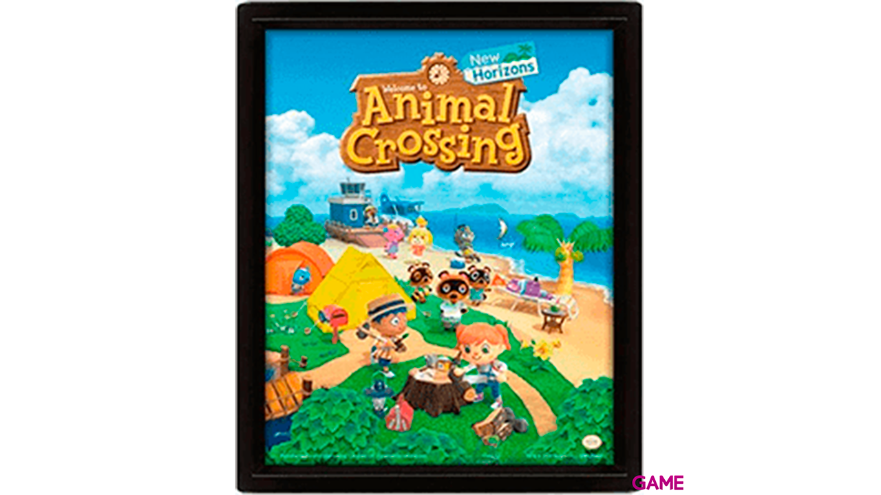 Cuadro 3D Animal Crossing: New Horizons-0