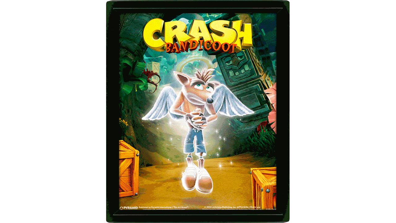 Cuadro 3D Crash Bandicoot: Game Over-1