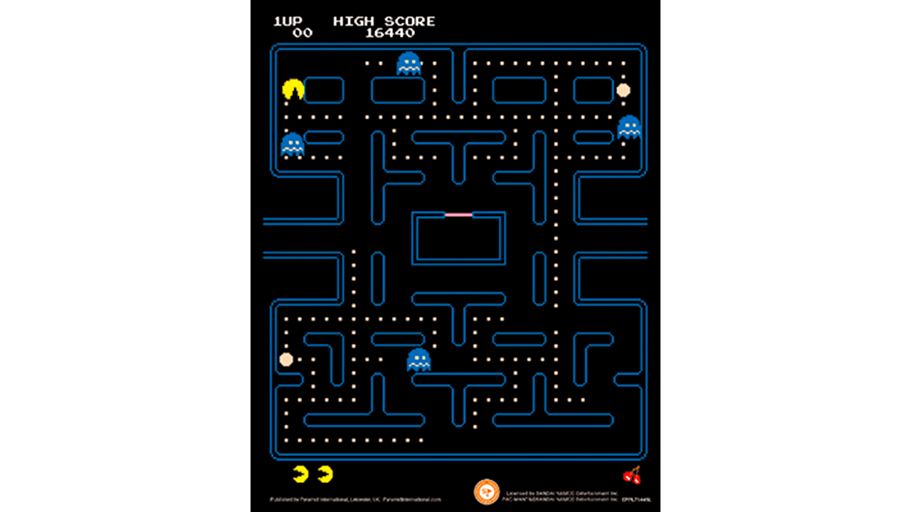 Cuadro 3D Pac-Man: Laberinto-0