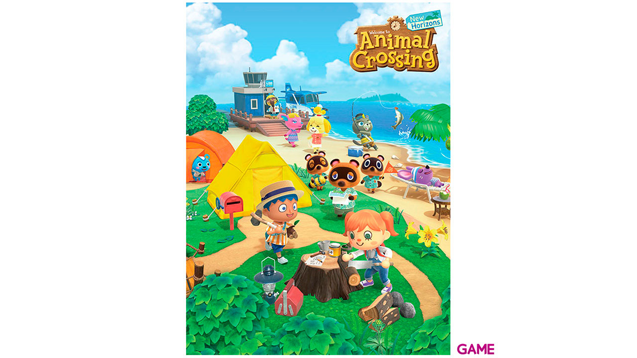 Lienzo 30x40 Animal Crossing: Island Life-0