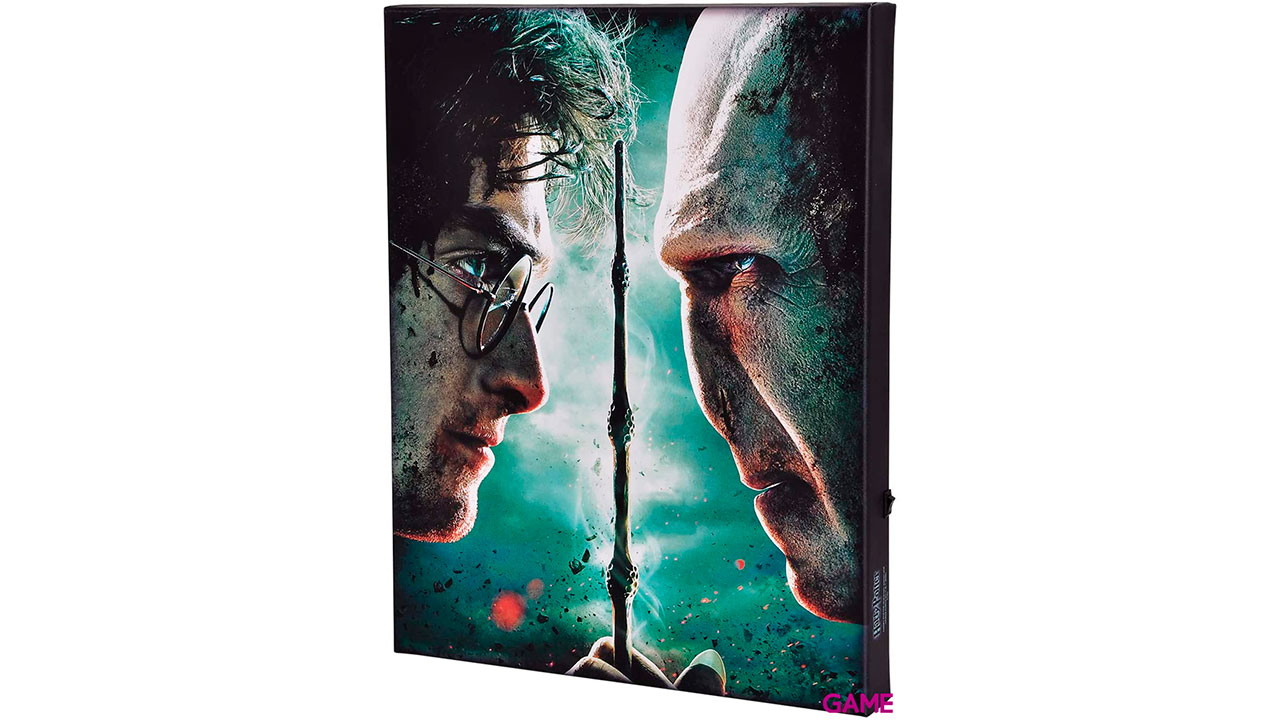 Lienzo con Iluminación 30x40cm Harry Potter: Harry vs Voldemort-2