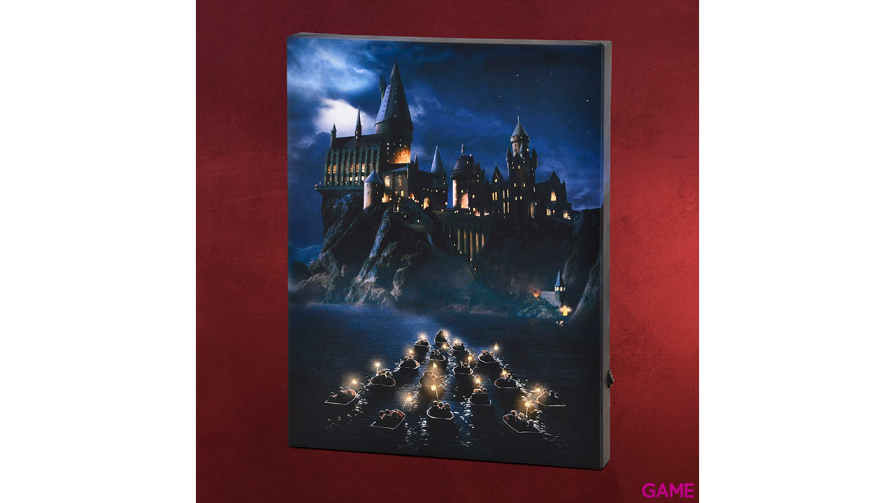Lienzo con Iluminación 30x40cm Harry Potter: Hogwarts-0