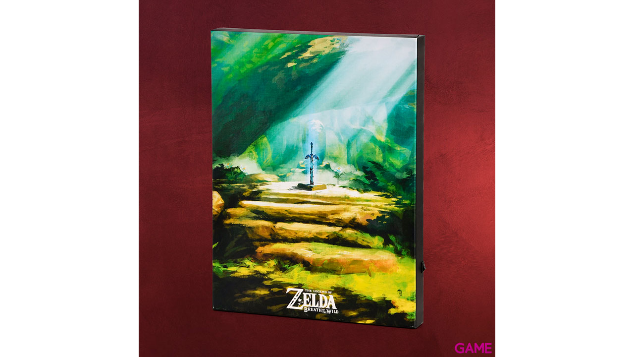 Lienzo con Iluminación 30x40cm The Legend of Zelda: Espada Maestra