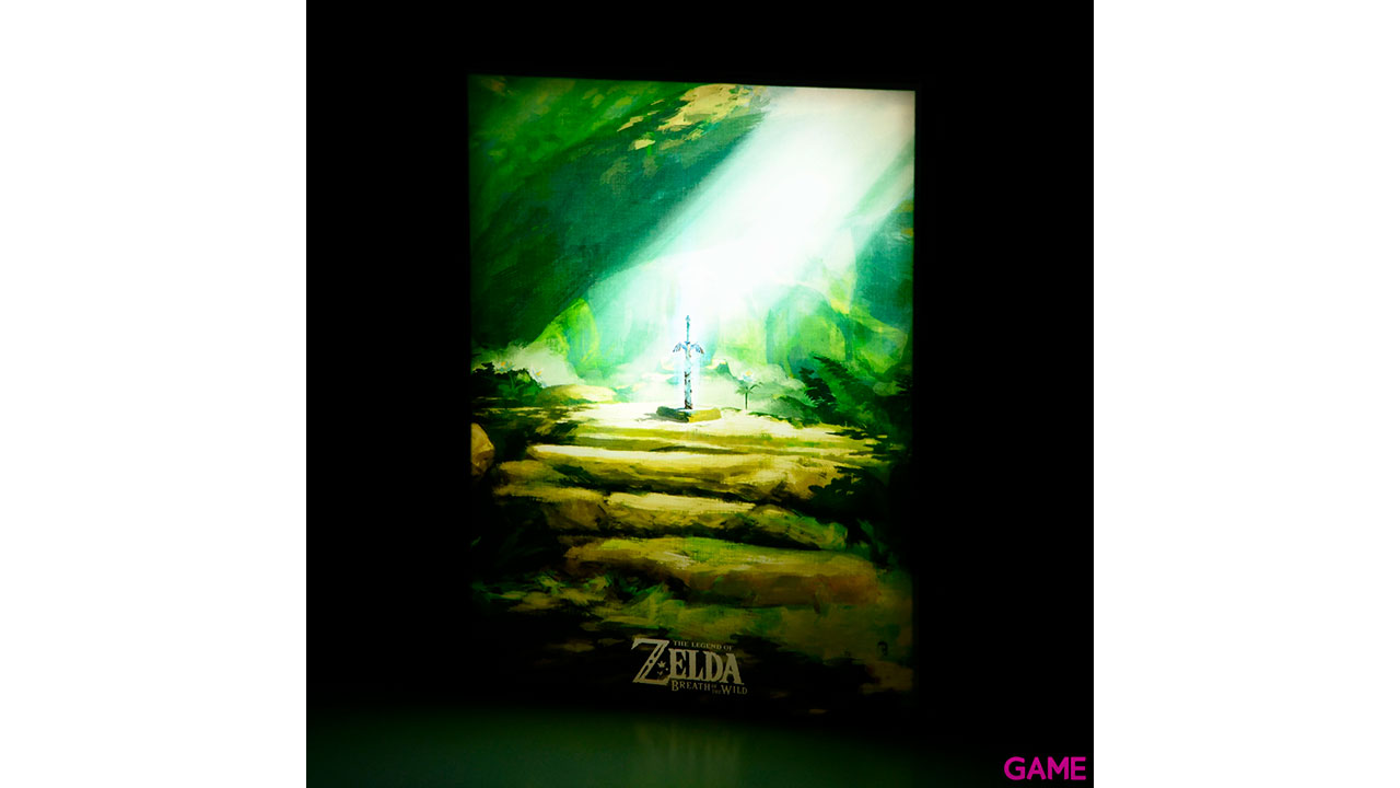 Lienzo con Iluminación 30x40cm The Legend of Zelda: Espada Maestra-1