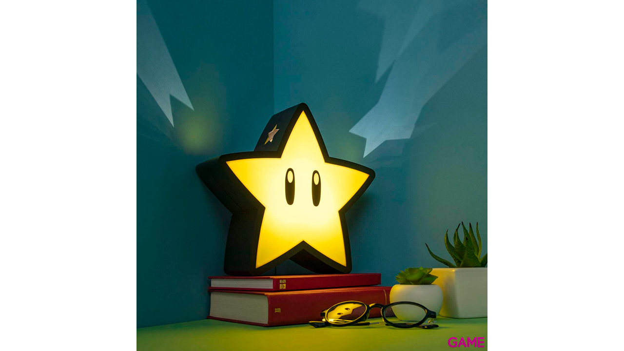 Lámpara Super Mario: Super Estrella-3