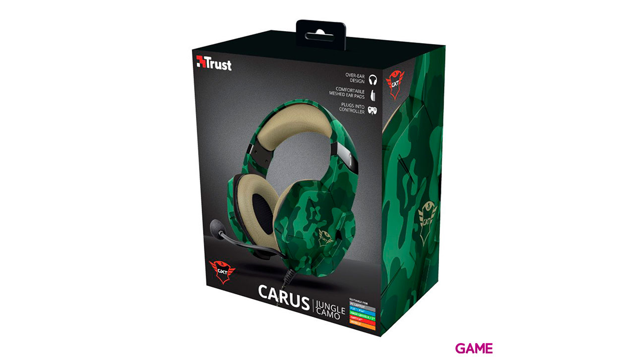 Trust - GXT323C CARUS -JUNGLE CAMO- Auriculares Gaming-1