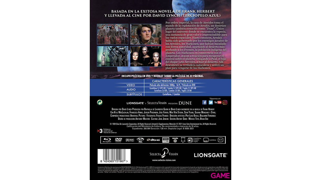 Dune BRV + DVD + Libreto-1