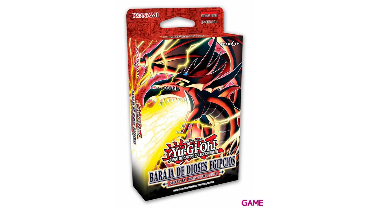 Deck YuGiOh! Baraja de Dioses Egipcios: Slifer el Dragón del Cielo-0