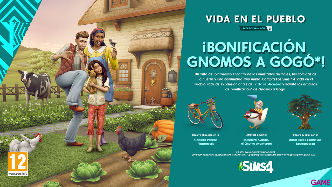 Los Sims 4 vida en el pueblo: Pack de expansion