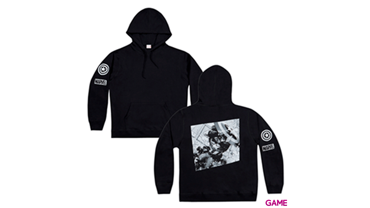 Sudadera Marvel X Wismichu Capitán América Talla L-0