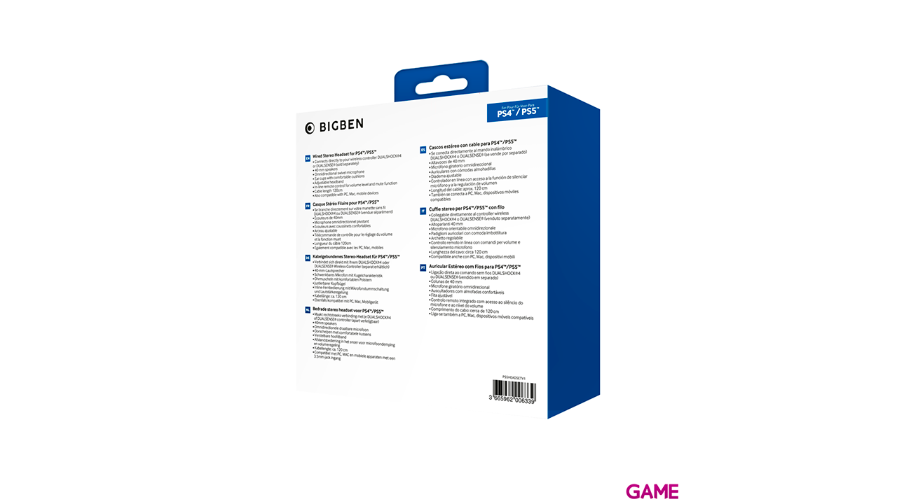 Auricular Gaming Licencia Oficial Sony PS5-4