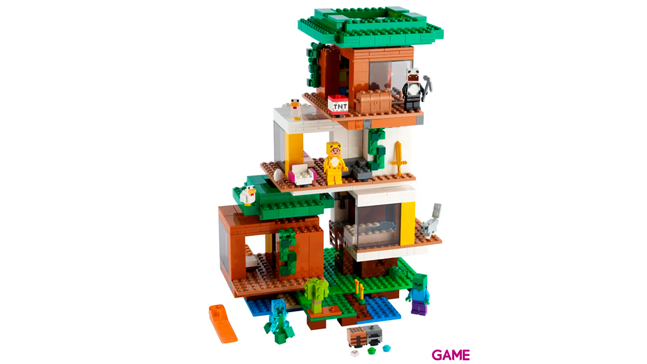 LEGO Minecraft: La Casa del Árbol Moderna-0