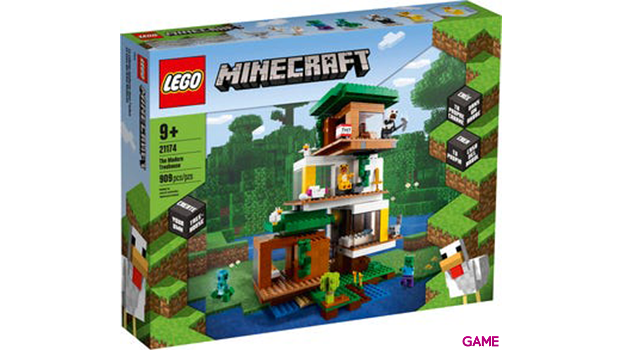 LEGO Minecraft: La Casa del Árbol Moderna-2