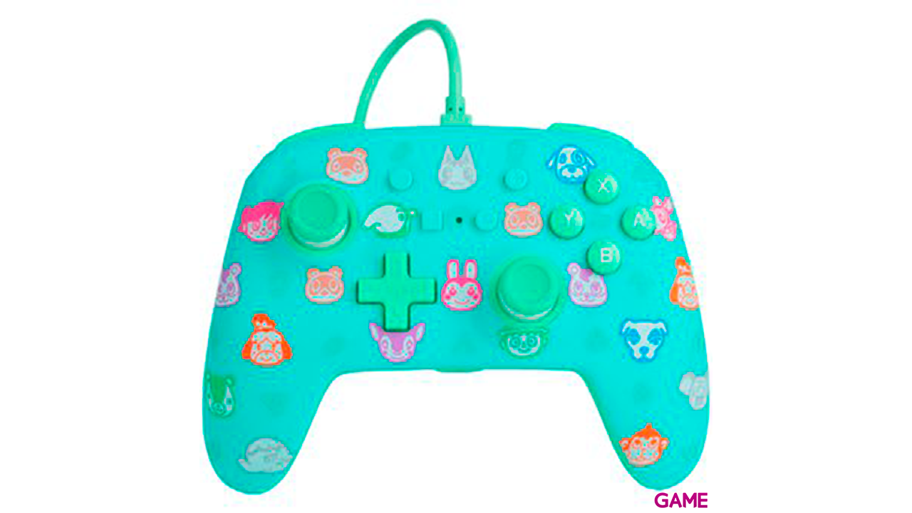 Controller con Cable PowerA Animal Crossing -Licencia oficial--0