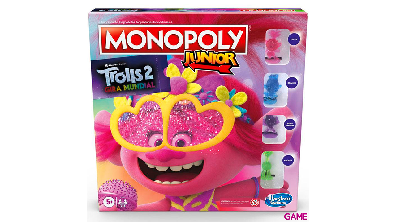 Monopoly Junior: Trolls World Tour-3