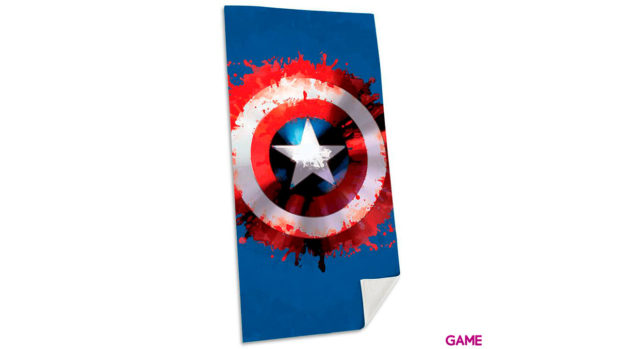 Toalla Marvel: Capitán América Algodón-0