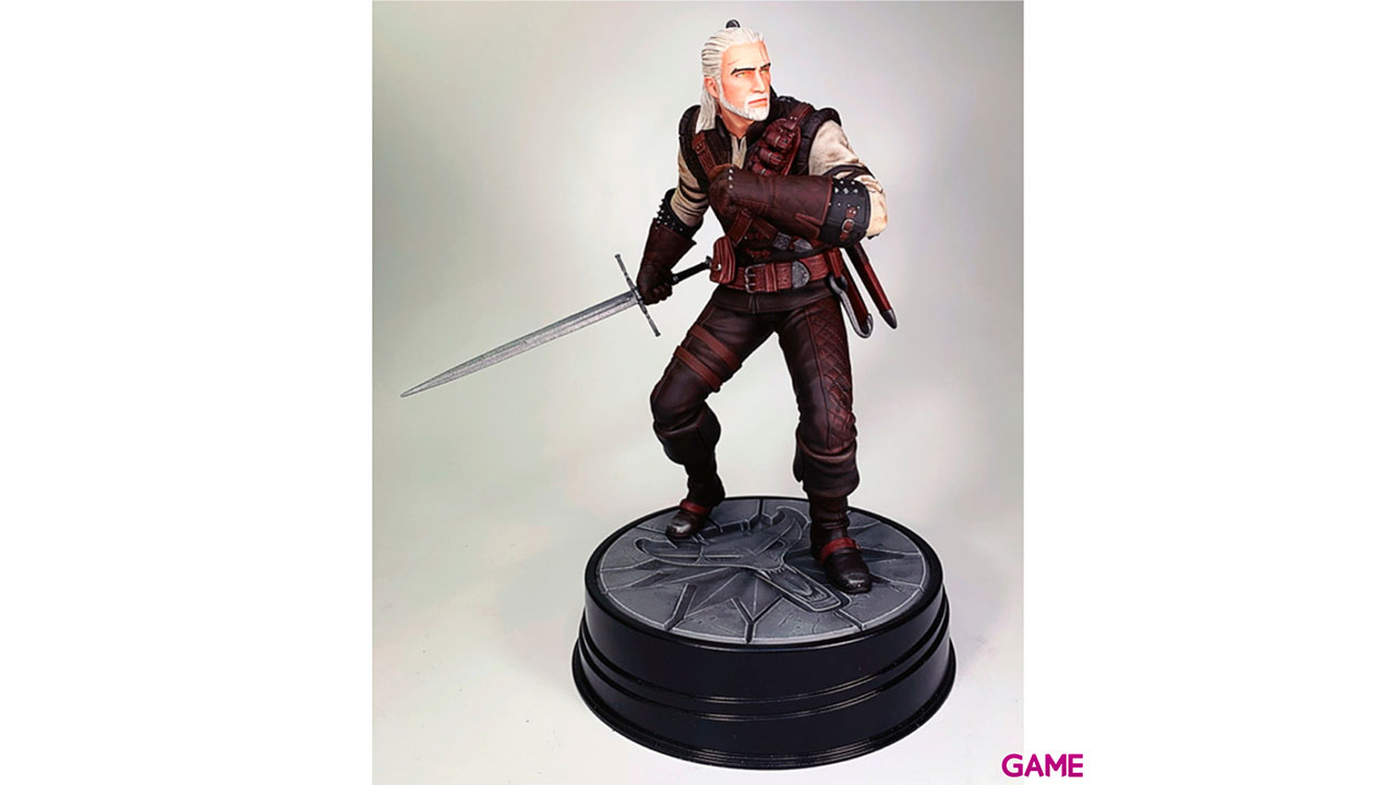Estatua The Witcher 3: Geralt con Armadura Mantícora 20cm-1