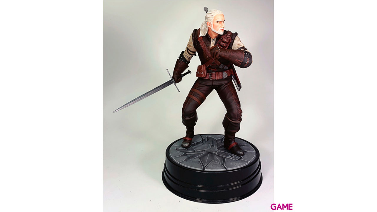 Estatua The Witcher 3: Geralt con Armadura Mantícora 20cm-2