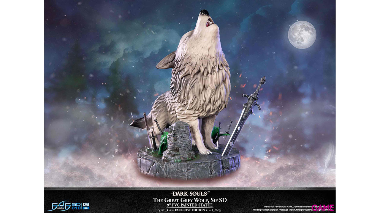 Estatua Dark Souls: The Great Grey Wolf Sif 22cm-0