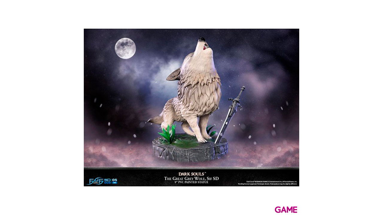 Estatua Dark Souls: The Great Grey Wolf Sif 22cm-1