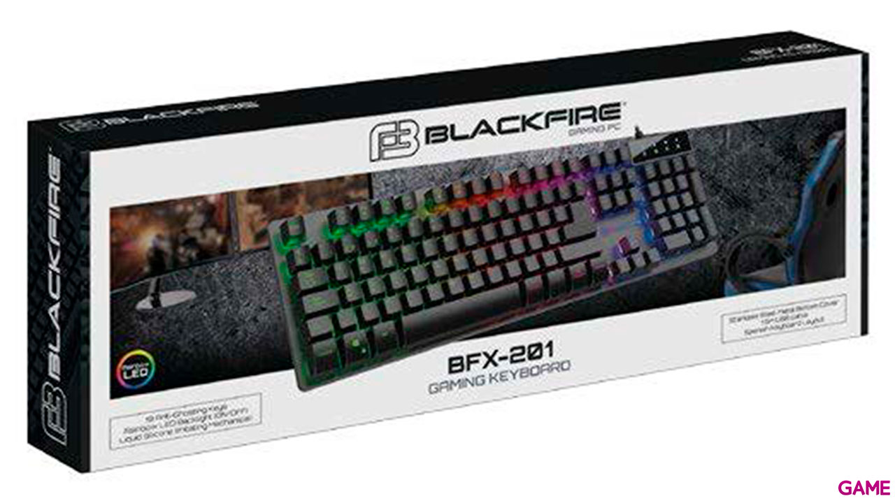 Teclado Gaming Steel Blackfire BFX-201 RGB-0