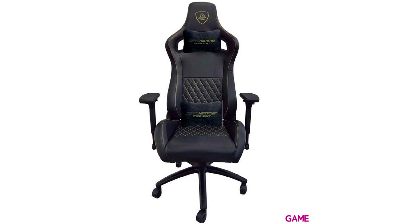 Keep Out PREMIUM  HAMMER BLACK SILVER - Silla Gaming-0