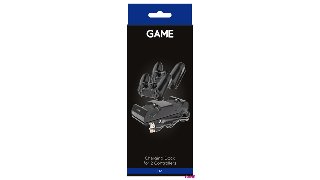 GAME GM720 Cargador Dual para Mandos DualShock4