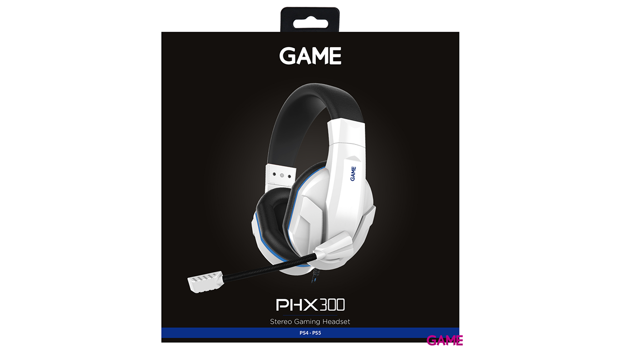 GAME PHX300 White Auriculares Gaming PS5-PS4-PC-0