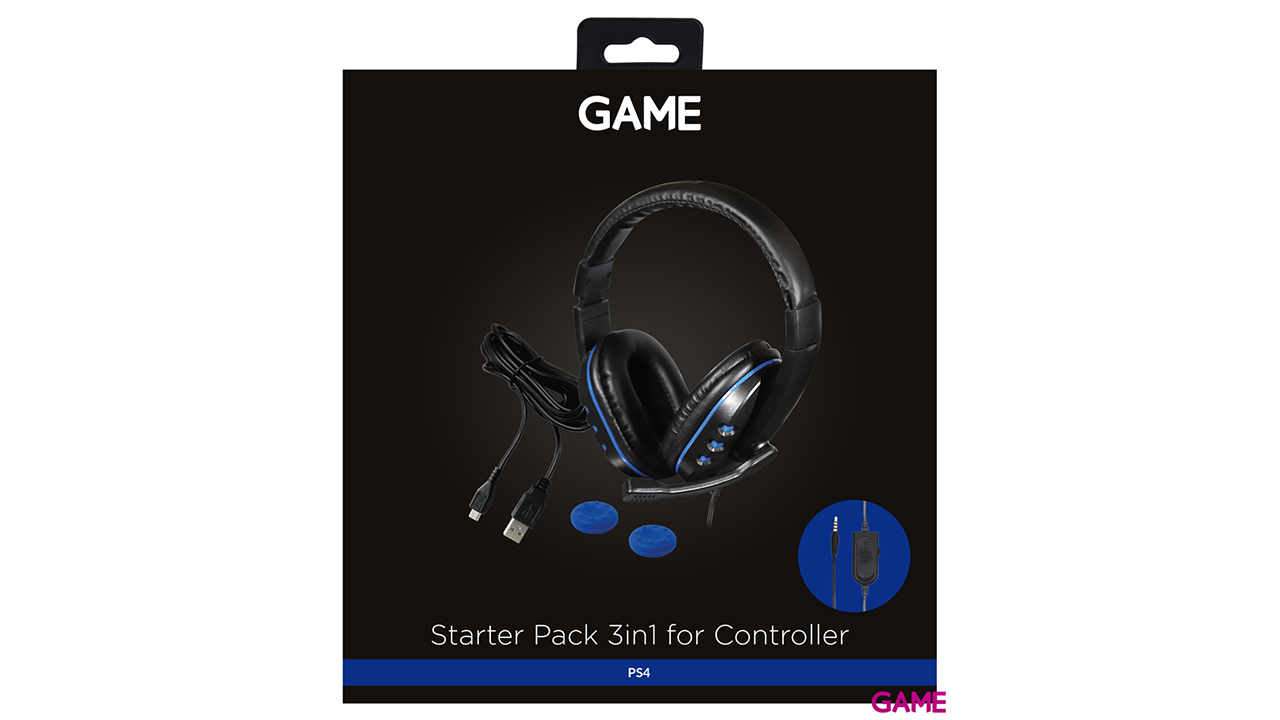 GAME GM843 Starter Pack para mando DualShock4-0