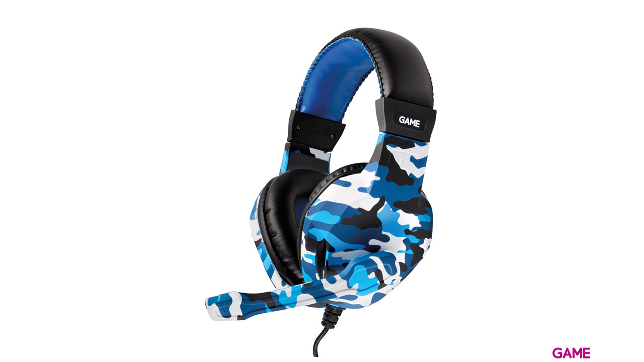GAME PHX200 Blue Camo Auriculares Gaming-0