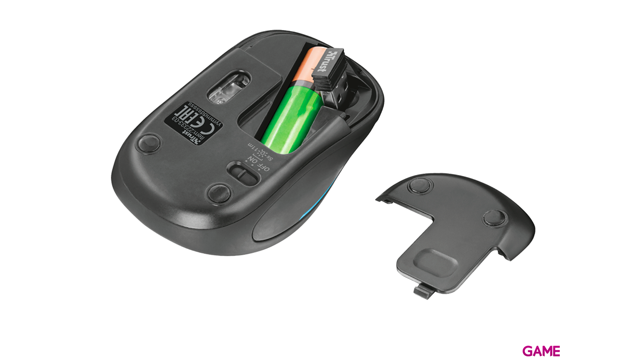 Trust Yvi FX - Inalambrico - RGB - Negro - Raton-2