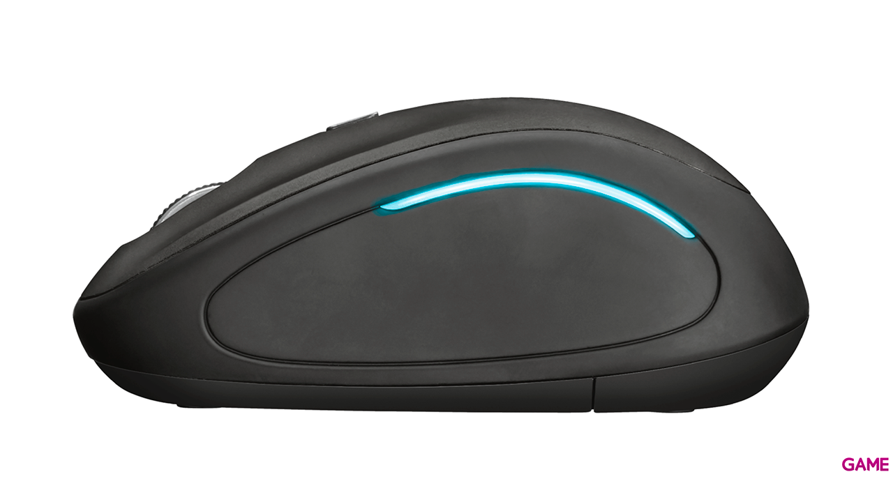 Trust Yvi FX - Inalambrico - RGB - Negro - Raton-3