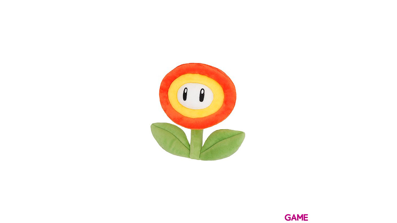 Peluche Super Mario: Flor de Fuego 18cm-2