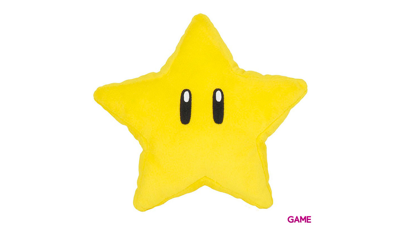 Peluche Super Mario: Super Estrella 18cm-0