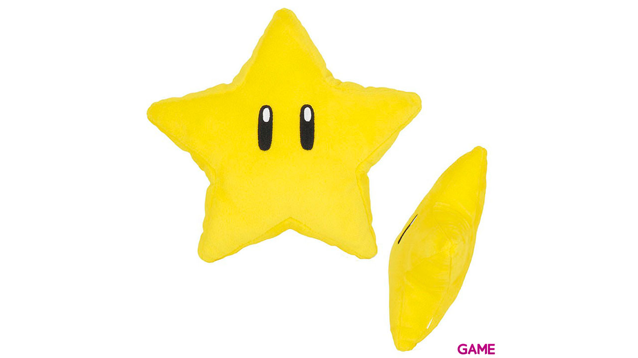 Peluche Super Mario: Super Estrella 18cm-1