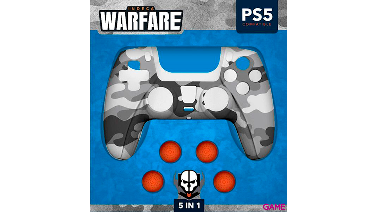 Kit Accesorios mando PS5 Indeca Warfare 2021-0