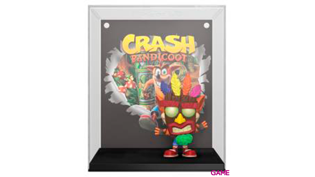 Figura POP Game Cover Crash Bandicoot: Crash con Máscara Aku-0
