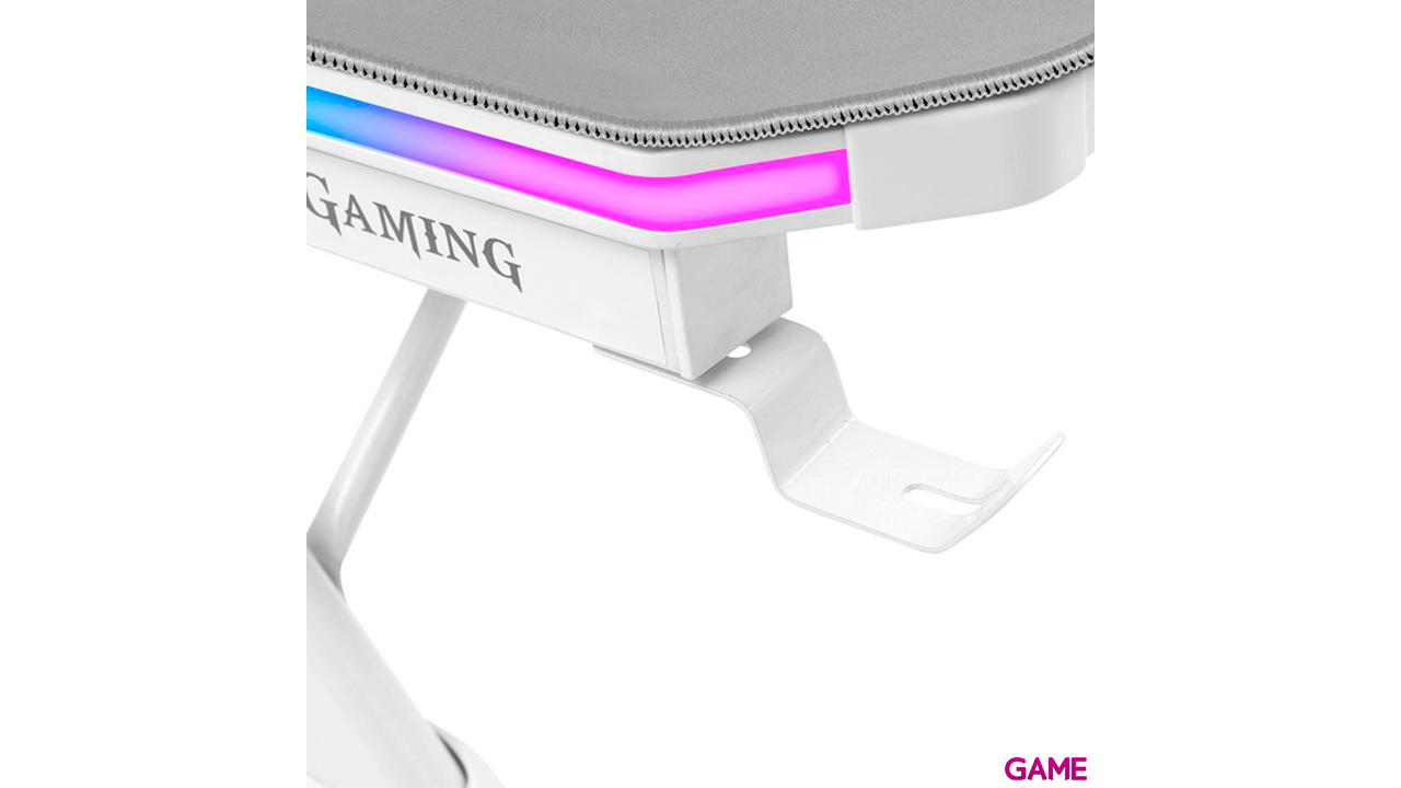 Mars Gaming MGDXLRGBW Ergonómica RGB Blanco Grande - Mesa Gaming-5